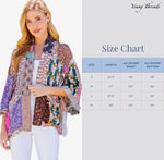 Floral Print Western Kimono