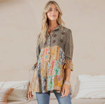 Vintage Bohemian Top