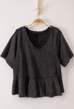 Lace Trim Knit Top