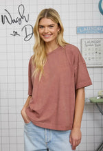 Exposed Seam Relaxed Top