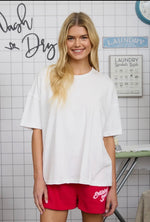 Exposed Seam Relaxed Top