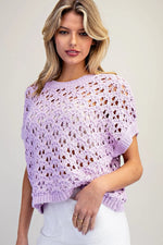 Crochet Knit Sweater