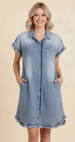 Frayed Fringe Dress