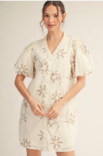 3D Floral Dress