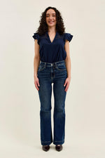 Judy Blue HW Petite Trouser Flare