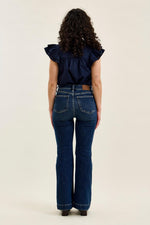 Judy Blue HW Petite Trouser Flare