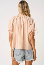 Ruffle Neck Top