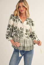 Baroque Peasant Top