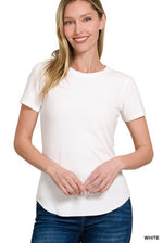 Curved Hem Tee