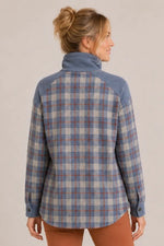 Corduroy Zipper Shacket