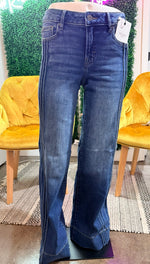 Hidden Pintuck Denim