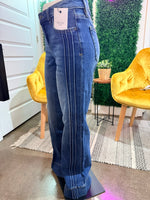 Hidden Pintuck Denim