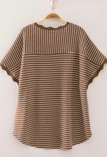 Scallop Trim Knit Top