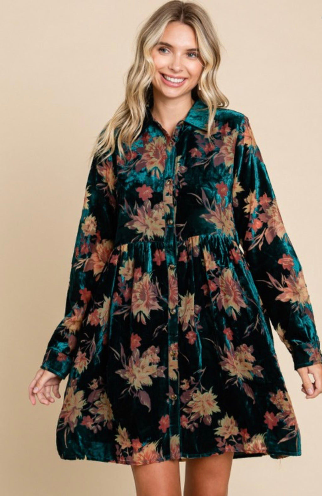 Autumn Floral Dress