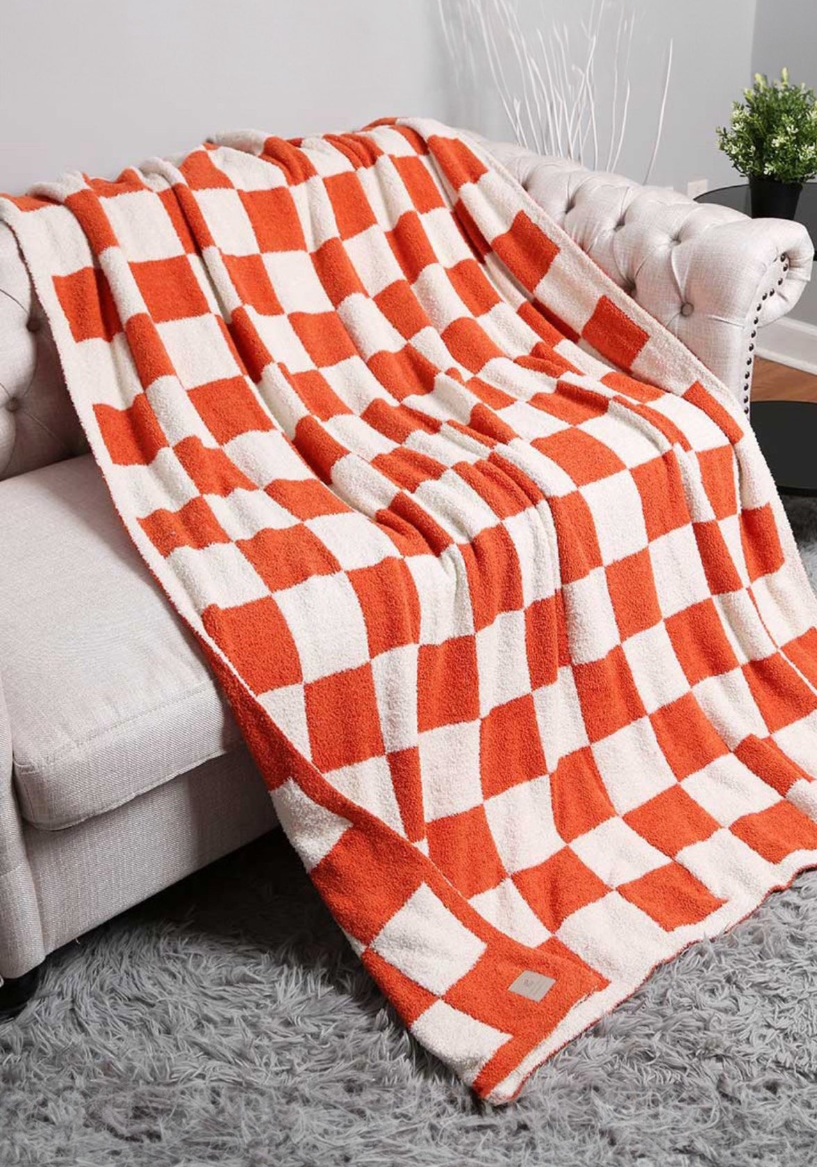 Reversible Checkerboard Blanket